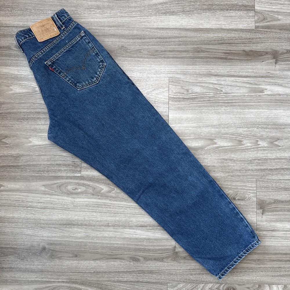 Vintage Levis 550 Jeans Mens W36 x L30 Blue 90s Relaxed Fit Tapered Leg Denim - Picture 7 of 16